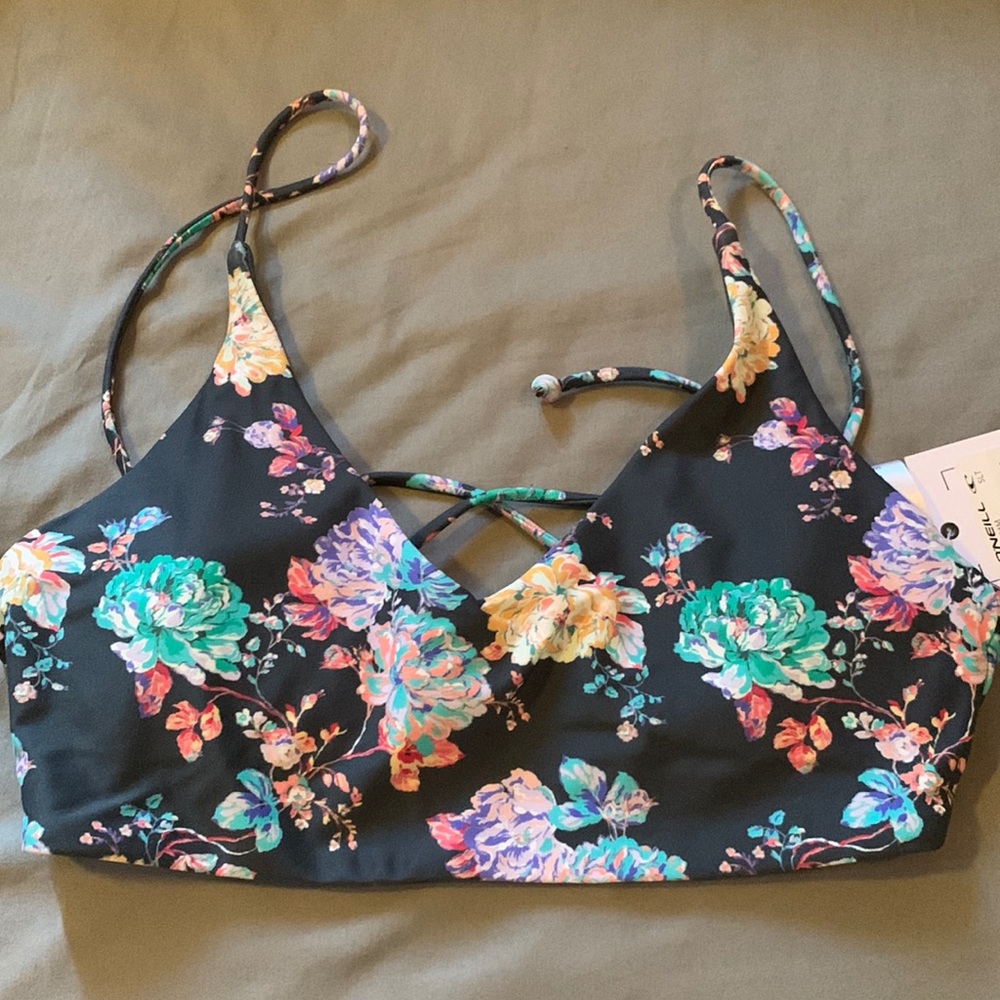 ONeill Stella floral bikini top